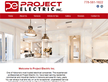 Tablet Screenshot of projectelectric.com